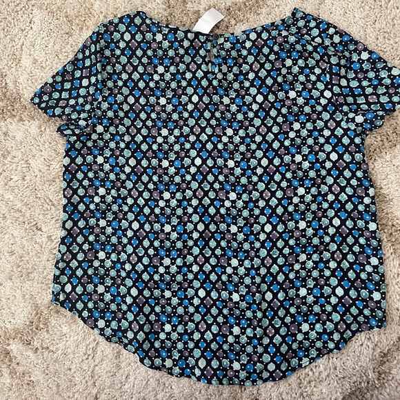 Attention Womens Polka Dot Short Sleeve Blouse - Picture 6 of 6